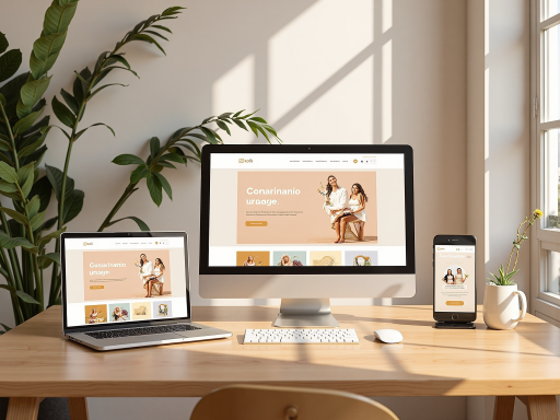 温馨的友谊场景插画,显示多人在线交流的抽象图案,温暖色调,扁平化设计风格